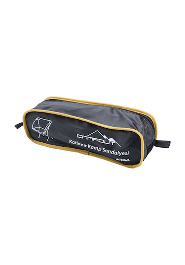 Nurgaz Campout Pratik Kamp  Sandalyesi Siyah