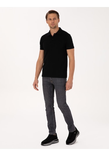 Pierre Cardin Erkek Siyah Tişört Basic 50325323-vr046 Siyah