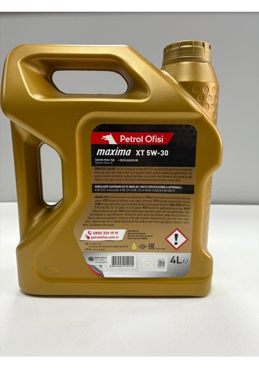 Maxima Xt 5w-30 4l Motor Yağı Üretim Tarihi 2025