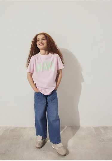 Mavi - Mavi Logo Baskılı Pembe Tişört 7610109-86953 Pembe
