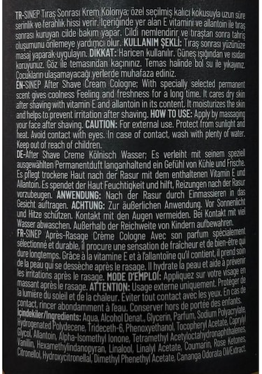 Sinep Pro-care Tıraş Sonrası Krem Kolonya Balsam 400 Ml Flame