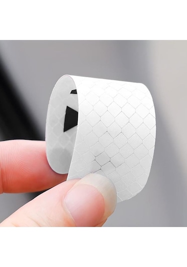 Araç Kapı İçi Reflektör Çıkartmalar Gece Reflektörlü Uyarı Çıkartmalar Petekli Fosfor Sarı Reflektör