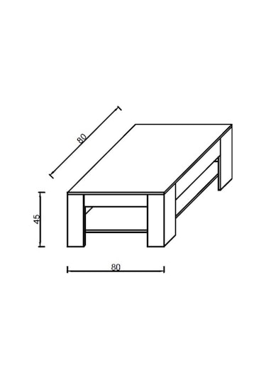 Ligna Orta Sehpa Atlantik Çam Atlantik Çam