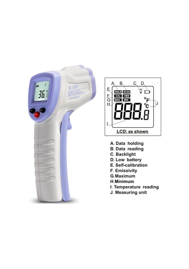 Sones Wt3656 Temassız Alın Vücut Kızılötesi Termometresi