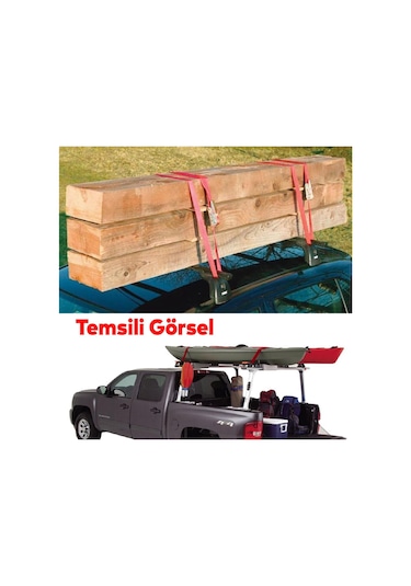 Spanzet Yük Gerdirme Eşya Sabitleme Halatı Cırcırlı Gırgır 800 Kg 4 Metre Sg27-4 Ratchet Strap