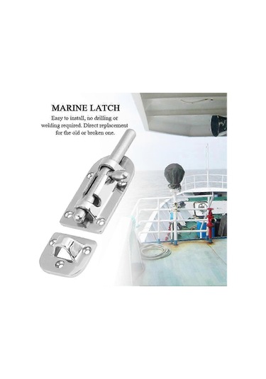 Paslanmaz Çelik Deniz Teknesi Kapı Pencere Kilidi Mandalı Sürgülü