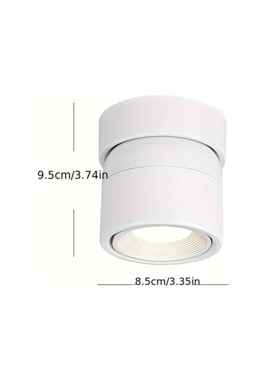 Fastbuy Dream011 Mavi Br-hg7502 Modern Makaron Tavan Spotu 360 Derece Dönebilir Ayarlanabilir Parlaklık Oturma Yemek Giriş Sı Mavi