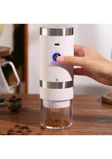 5-dişliler İle 2024 Yeni Taşınabilir Elektrikli Fasulye Beyaz