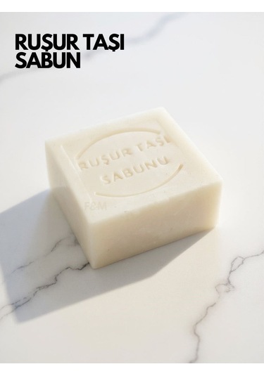 Ruşur Taşı Sabunu Doğal Peeling Etkili Nemlendirici Beyazlatıcı Ve Cilt Arındırıcı Sabun 110-120 Gr