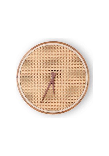 Istanbul Serisi Şile Hazeran Ahşap Duvar Saati Ahşap