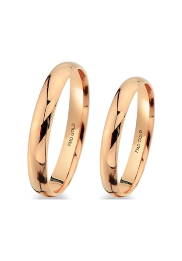 Fmd Gold 3 Mm Klasik Alyans Roze Renk