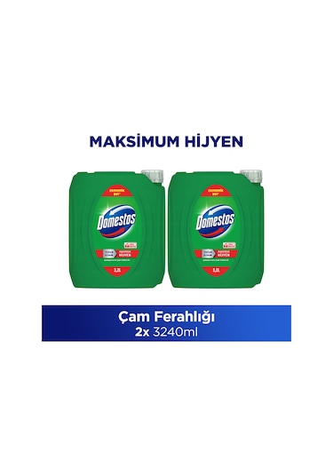 Domestos Çamaşır Suyu Çam Ferahlığı 3240 Ml X2 Diğer