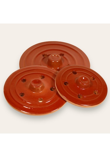 3'lü Set Sarma Dolma Taşı Kiremit 27 Cm-25 Cm-20 Cm Kiremit