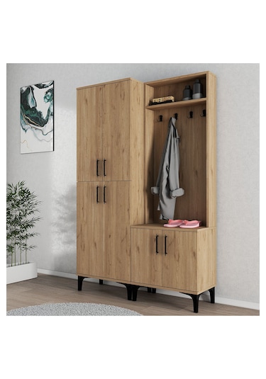 Ferniso Mobilya Portmanto+ayakkabılık Ceviz