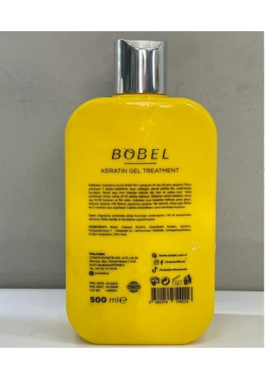 Bobel Keratin Bakım Sarı Şişe 500 ML