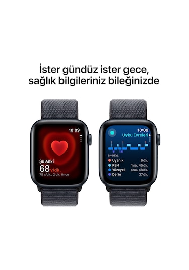 Apple Watch SE GPS 40 MM Alüminyum Kasa Spor Loop Akıllı Saat (Apple Türkiye Garantili)