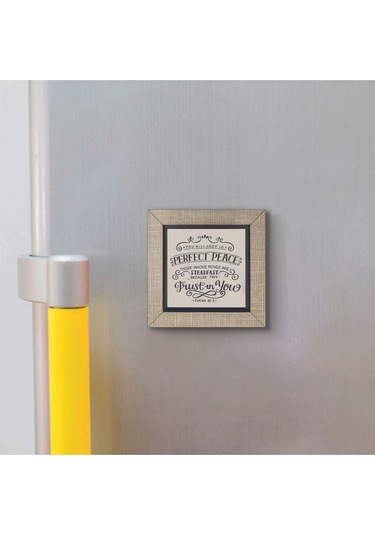 Yeşaya 26:3 Baskılı Mdf Magnet 7x7 427