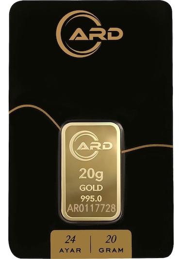 Ard 20 Gr 995 24 Ayar Külçe Altın