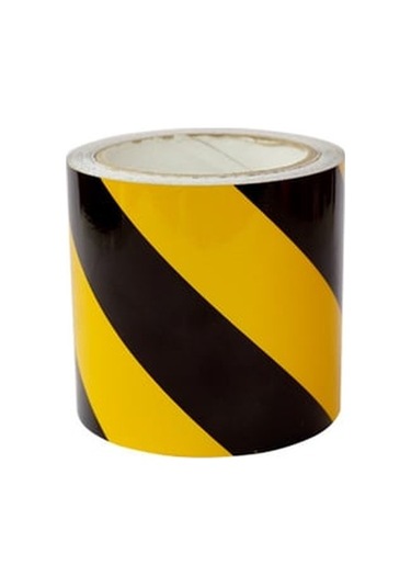 Sarı-siyah Reflektif Bant 5 Cm