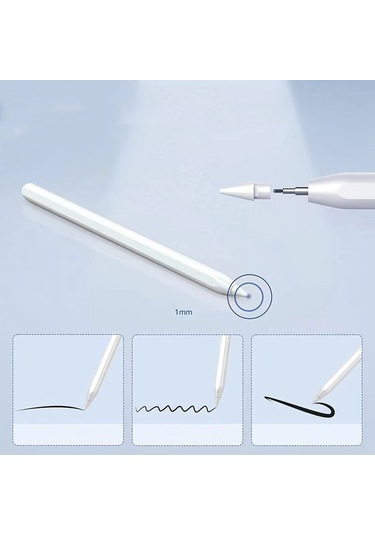 Mobilteam Pencil 09 Palm-rejection Magnetik Şarj Ve Eğim Özellikli Dokunmatik Çizim Ka