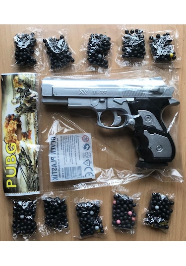 Pubg Boncuklu Tabanca + 10 Paket Mermi