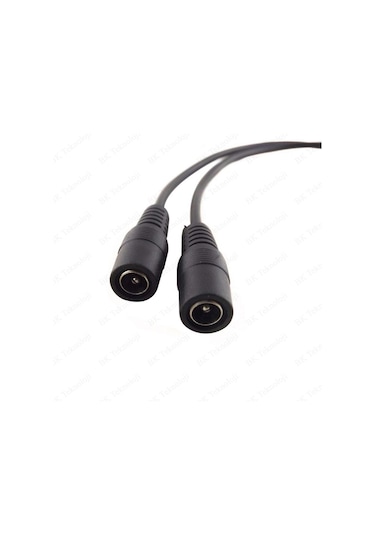 DC Güç 5.5x2.1mm 1 Erkek - 2 Dişi Çoklayıcı Kablo CCTV