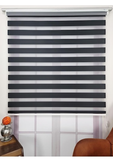 Bbb Düz Renk Stor Zebra Perde Sert Plastik Kasalı