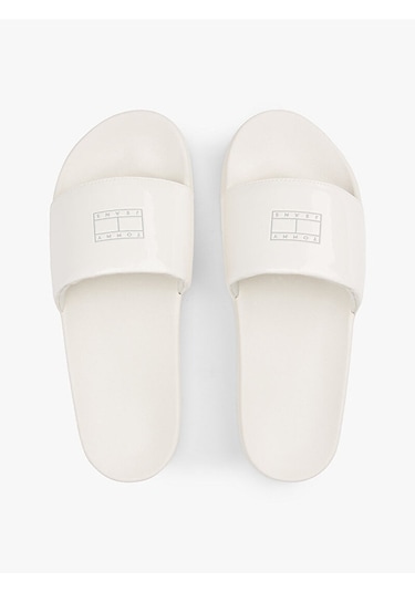 Tommy Hilfiger Kadın Terlik En0en02901ybı White
