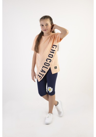 Harika Kids Kız Çocuk Baskılı Kaprili 10-13 Yaş Alt-Üst Takım 001