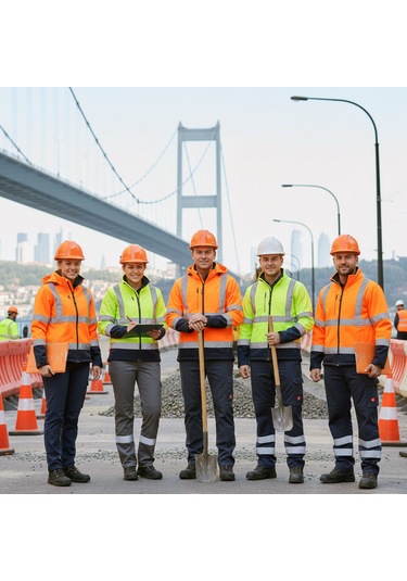 Sara Hı-vız Drogowıec Softshell Turuncu