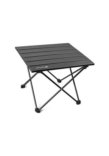 Wondernest Siyah Şinetrip S Masası Katlanabilir Masa, Alüminyum Alaşımlı, Taşınabilir, Kompakt Boyut, Model A292-g0s - Kt Siyah