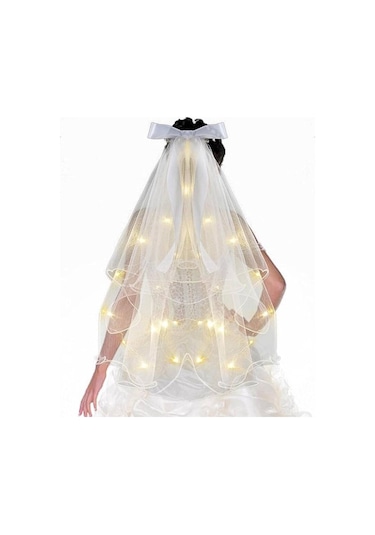 Tokalı Duvak İncili Ledli 70 Cm