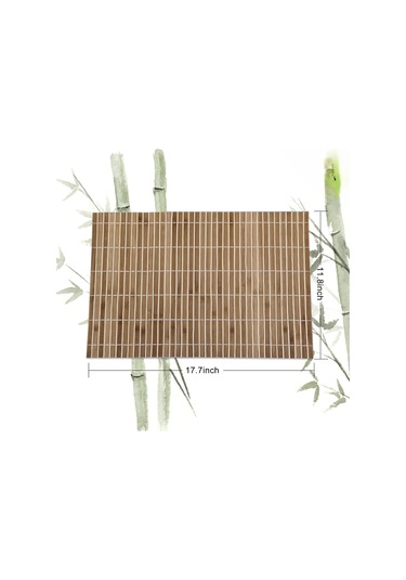 Mien Bambu Amerikan Servis 6 Lı Mien-834 Kahverengi