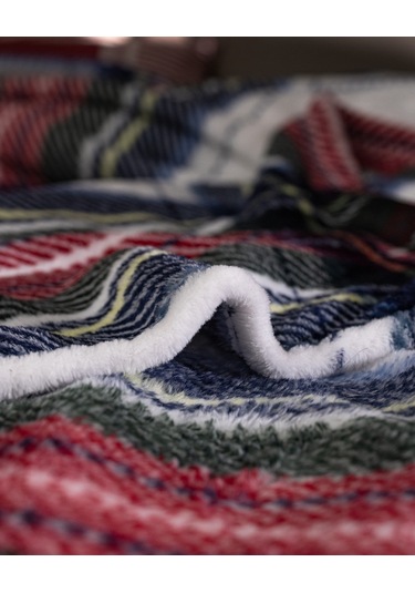 Clorel Çift Kişilik Welsoft Baskılı Battaniye - Lacivert 8684427292044 Çok Renkli