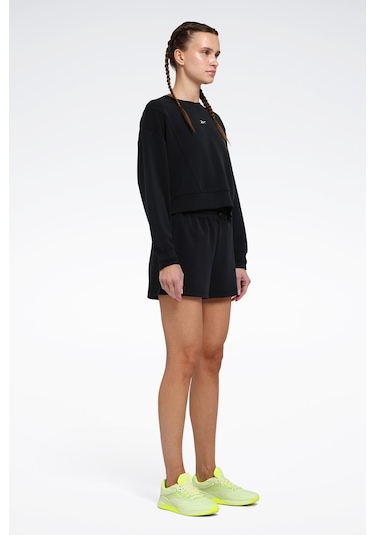 Reebok Rone C Neck Siyah Kadın Sweatshirt Siyah-sıyah