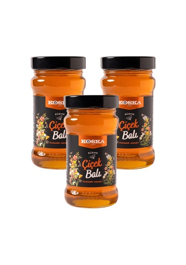 Koska Çiçek Balı 400 Gr Cam X 3 Adet