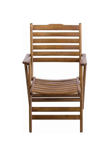 Ürgüp Katlanır Ahşap Bahçe Balkon Seti: 80X160 Masa + 4 Sandalye