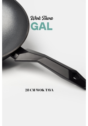 Gal Wok Tava 28 Cm Siyah