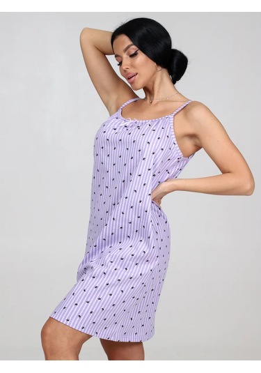 Ivcapriz Pamuklu Büyük Beden Gecelik 300979333 Pembe