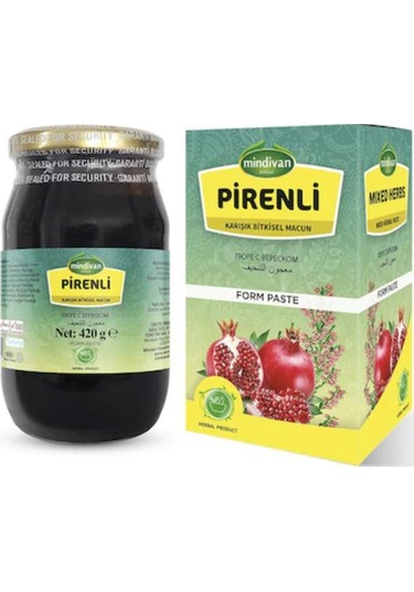 Mindivan Pirenli Nar Ekşili Karışık Bitkisel Macun 2 x 420 G