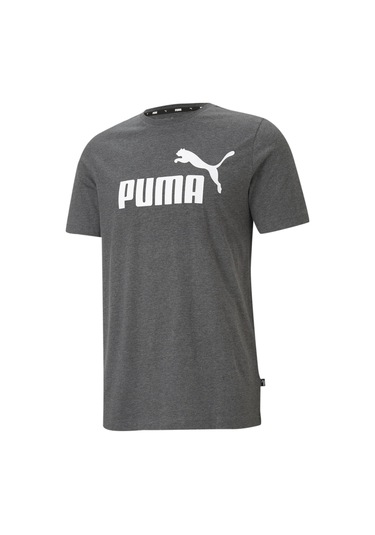 Puma Essentıals Heather Erkek Tişört 586736 01 Siyah