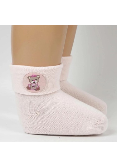 Bukre Aks Kız Bebek Soket Çorap K46292 Asorti Çok Renkli