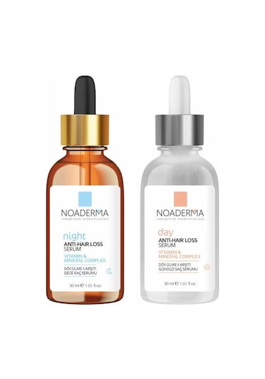 Noaderma Saç Bakımı Dökülme Karşıtı Gündüz Ve Gece Saç Serumu 2 30 Ml