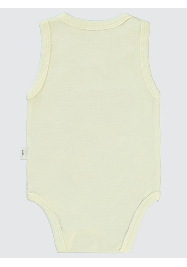 Civil Baby Erkek Bebek Çıtçıtlı Badi 1-36 Ay Fil Dişi Fil Dişi