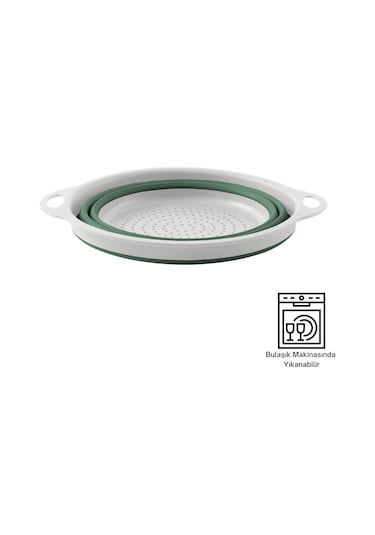Outwell Collaps Colander Katlanır Kamp Karavan Süzgeci S. Green Yeşil-gri