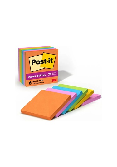 Post-it Post-it Çıkartma Seti, 76 X 76 Mm, 4 Blok, 76 X 76 Mm 165806797