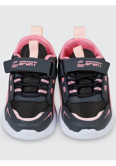 Civil Sport Kız Çocuk Spor Ayakkabı 21-25 Numara Füme-pembe Füme-Pembe