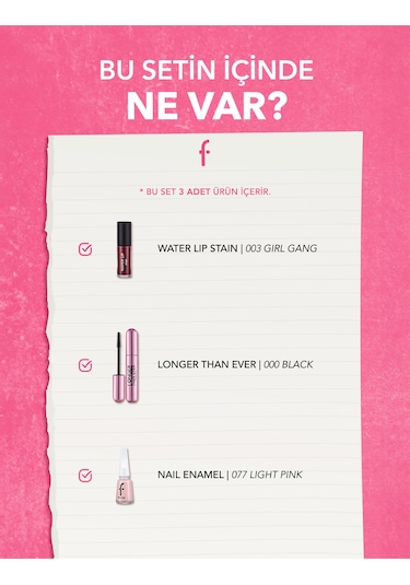 Flormar Clean Girl Makyaj Seti 3'lü