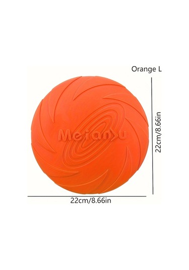 Primepickings 1 Adet Düz Renkli Köpek Eğitim Uçan Diski, Dayanıklı Çiğneme Oyuncağı Mor L