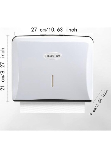 2 Adet Duvara Monte Plastik Mendil Kutusu Dispenseri